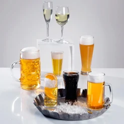 Decoración Temática|Bebidas>DecoWoerner Maniquí De Cerveza Blanca 0,5 L naranja