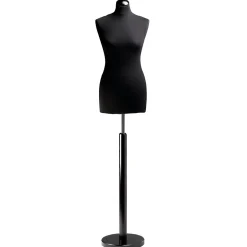 Bustos De Costura>DecoWoerner Maniquí De Costura De Mujer, Busto De 72 Cm, Color / negro