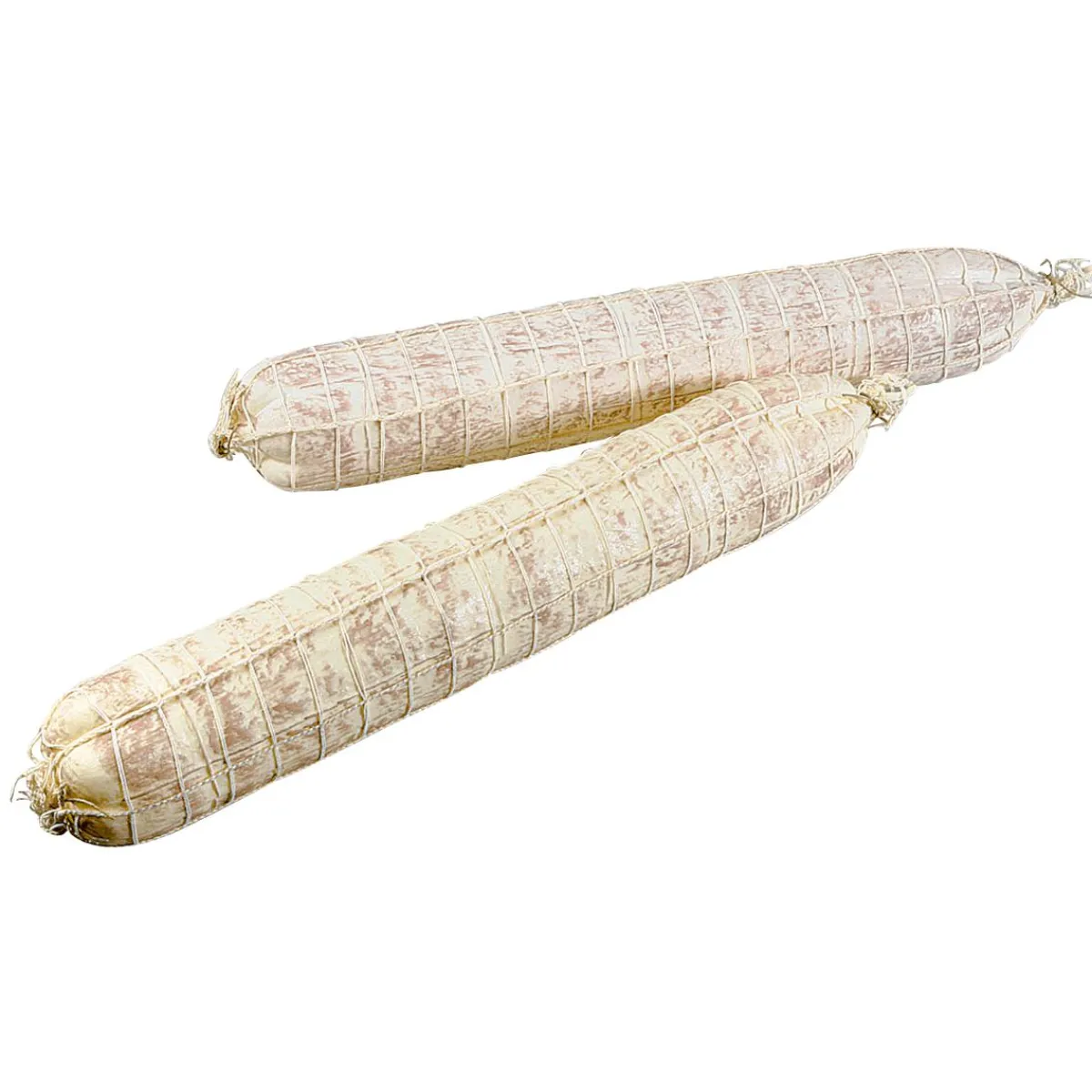 Carnes Y Embutidos>DecoWoerner Maniquí De Salami, Paquete De 2 Piezas blanco