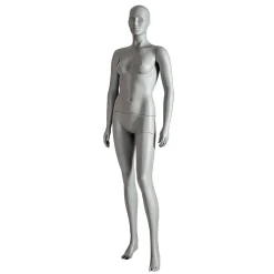 Maniquíes>DecoWoerner Maniquí Deportivo Mujer Deportista - Pierna Izquierda Al Descubierto Gris