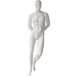 Maniquíes>DecoWoerner Maniquí Masculino Realista , De Pie blanco