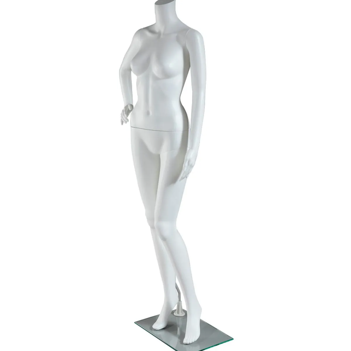 Maniquíes>DecoWoerner Maniquí Mujer Sin Cabeza De Pie blanco