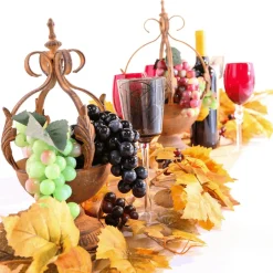 Decoración De Otoño|Frutas>DecoWoerner Maniquíes De Uvas s verde