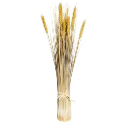 Decoración De Otoño|Hierba Decorativa>DecoWoerner Manojo De Espigas De Trigo Decorativo 60 Cm amarillo