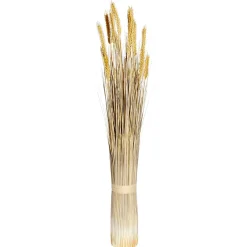 Decoración De Otoño|Hierba Decorativa>DecoWoerner Manojo De Espigas De Trigo Decorativo, 90 Cm amarillo