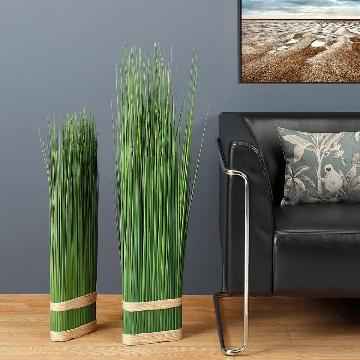 Hierba Decorativa>DecoWoerner Manojo De Hierba Decorativa 76 Cm verde