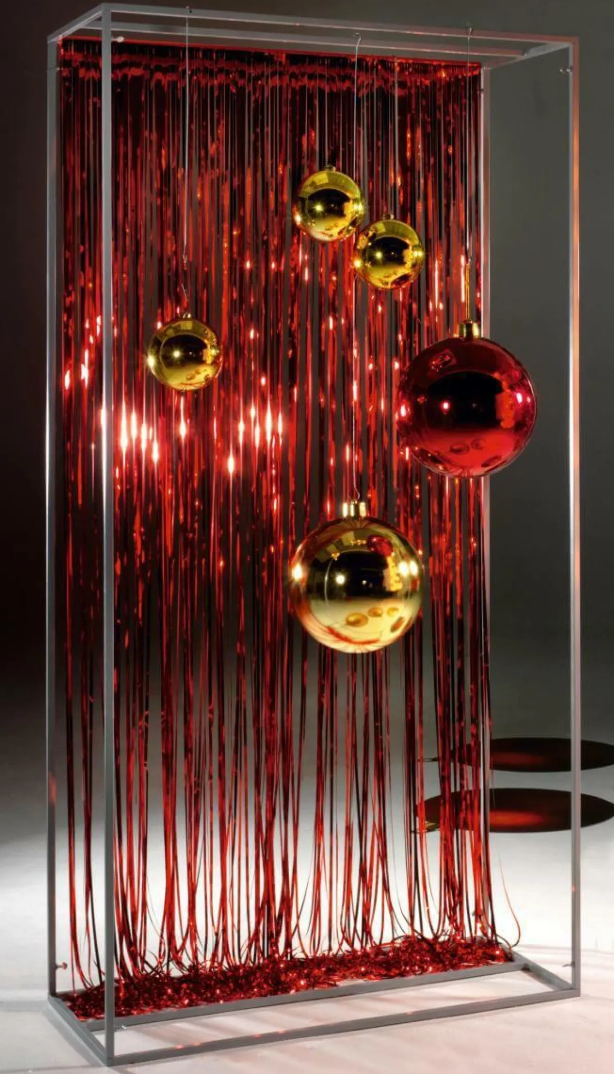 Expositores Para Tiendas|Ayudas Y Herramientas De Decoración>DecoWoerner Marco Decorativo De Metal Plateado De 200 Cm De Altura plata