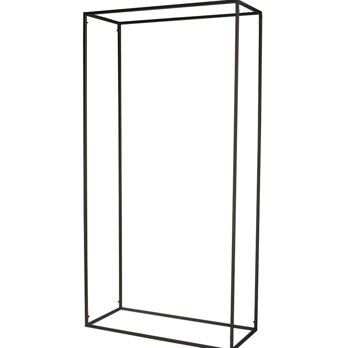 Expositores Para Tiendas|Ayudas Y Herramientas De Decoración>DecoWoerner Marco Metálico Decorativo, 200 Cm De Altura negro