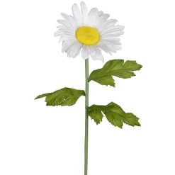 Decoración De Primavera|Flores Artificiales>DecoWoerner Margarita Artificial Gigante, 110 Cm blanco