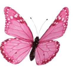 Decoración De Animales|Decoración De Primavera>DecoWoerner Mariposa Decorativa da, 50 Cm rosa