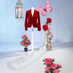 Decoración De Animales|Decoración De Primavera>DecoWoerner Mariposa Decorativa da, 50 Cm rosa