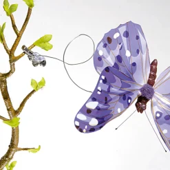 Decoración De Animales|Decoración De Primavera>DecoWoerner Mariposas Decorativas, 10 Cm, Color Morado, 6 Piezas violeta
