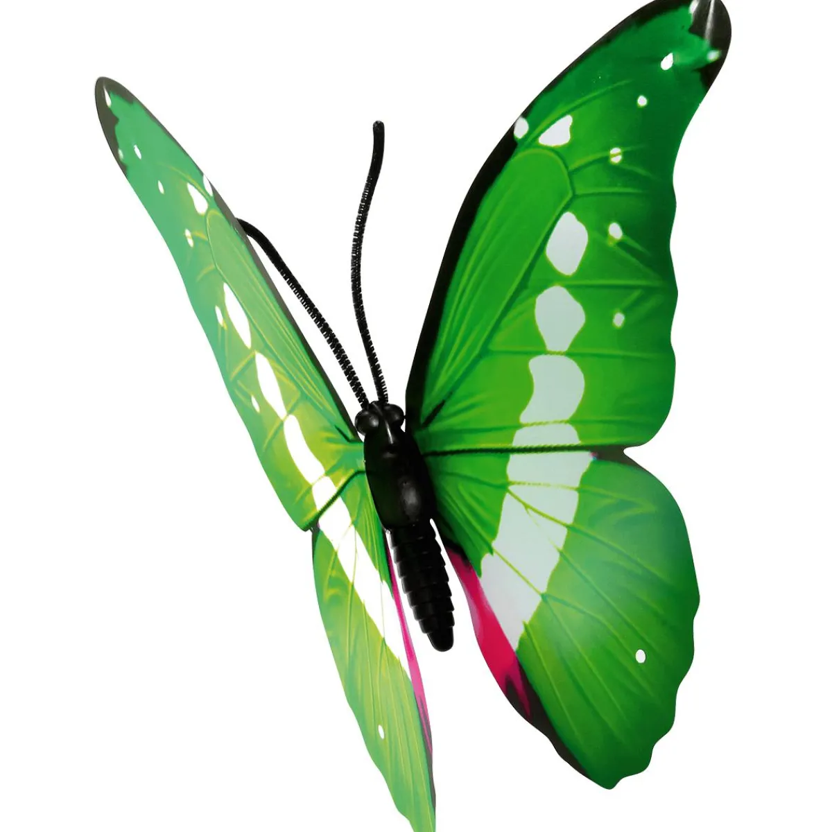 Decoración De Animales|Decoración De Primavera>DecoWoerner Mariposas Decorativas 40 Cm 3 Piezas verde