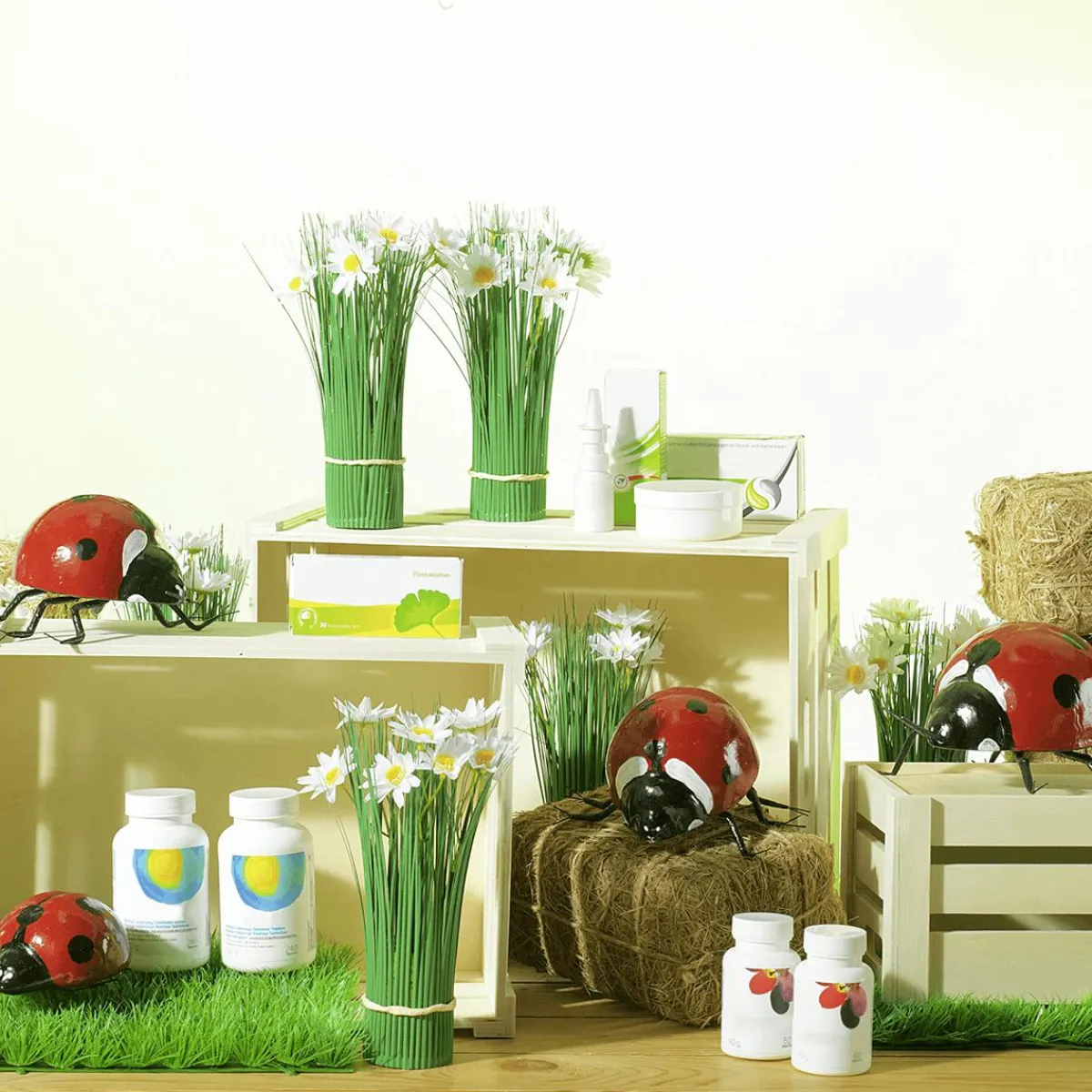 Decoración De Animales|Decoración De Primavera>DecoWoerner Mariquita Decorativa 20-25 Cm, 2 Piezas multicolor