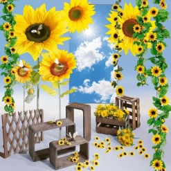 Decoración De Otoño|Flores Artificiales><noscript><img width=