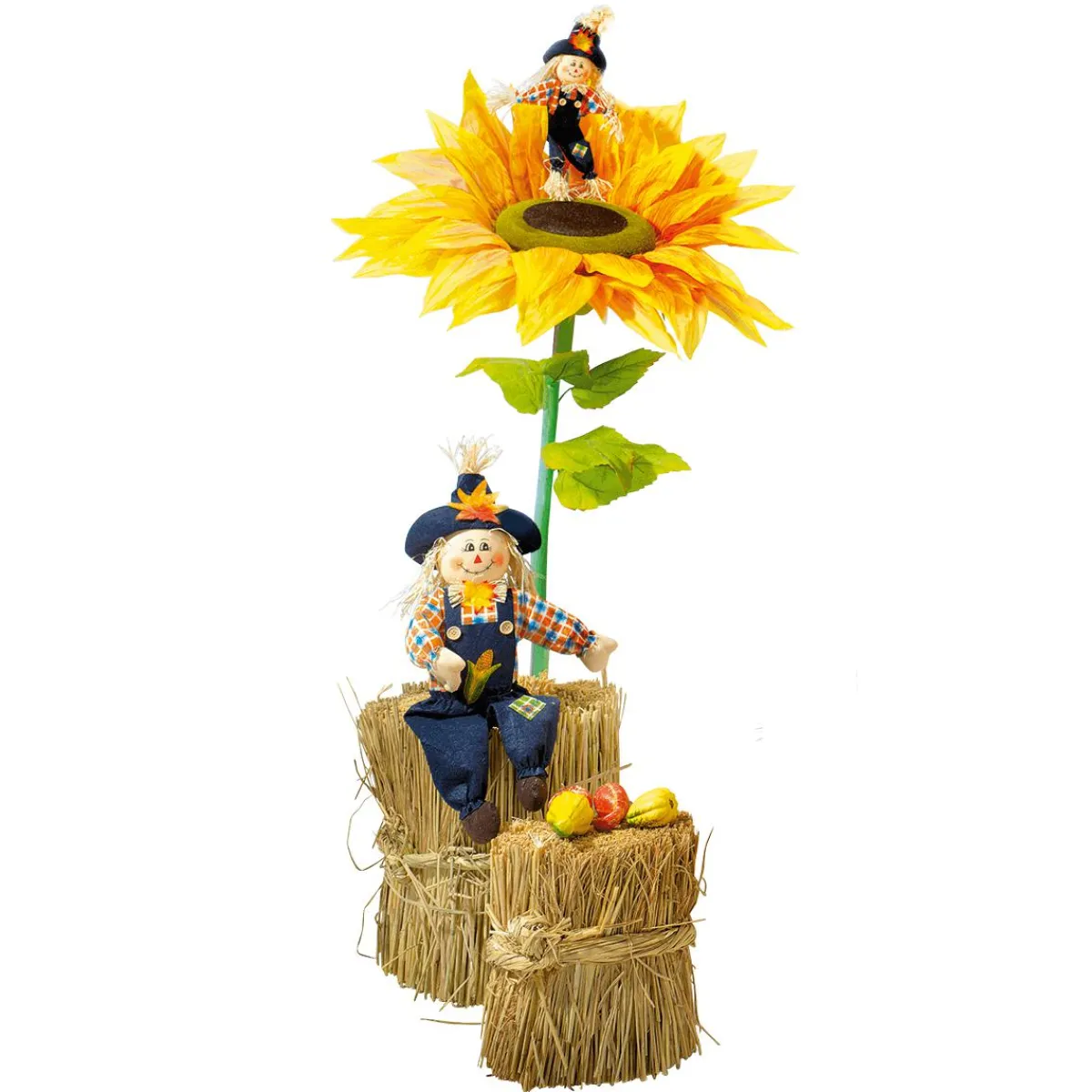Decoración De Otoño|Flores Artificiales>DecoWoerner Mega Girasol XL 140 Cm amarillo