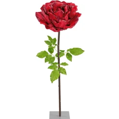 Decoración Temática|Flores Artificiales>DecoWoerner Mega Rosa XL Roja, 165 Cm rojo