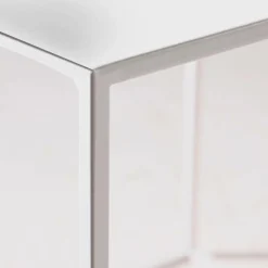 Expositores Para Tiendas|Macetas Y Artículos De Decoración>DecoWoerner Mesa De Metal 45 X 45 Cm, blanco