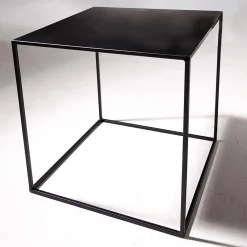 Expositores Para Tiendas|Macetas Y Artículos De Decoración>DecoWoerner Mesa De Metal 45 X 45 Cm, Negra negro