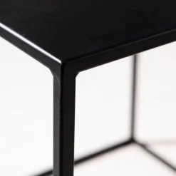 Expositores Para Tiendas|Macetas Y Artículos De Decoración>DecoWoerner Mesa De Metal 45 X 45 Cm, Negra negro