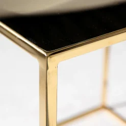 Expositores Para Tiendas|Macetas Y Artículos De Decoración>DecoWoerner Mesa De Metal 45 X 45 Cm, oro