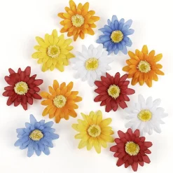 Decoración Dispersa|Decoración De Primavera>DecoWoerner Mezcla De Flores Artificiales Gerbera 60 Unidades multicolor