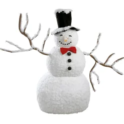 Decoración De Invierno|Decoración Navideña Xxl>DecoWoerner Muñeco De Nieve, Altura: 120 Cm blanco