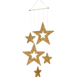 Estrella De Navidad>DecoWoerner Móvil De Estrellas , Longitud 100 Cm oro