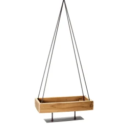 Figuras De Navidad>DecoWoerner Obelisco Deco "Abeto" 15,5 X 35 X 78 Cm Naturaleza negro