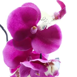 Plantas De Interior|Flores Artificiales>DecoWoerner Orquídea Artificial En Maceta, 28 Cm rosa