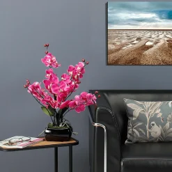Plantas De Interior|Flores Artificiales>DecoWoerner Orquídea Artificial En Maceta , 40 Cm rosa
