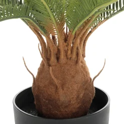 Árboles Artificiales>DecoWoerner Palmera Artificial Cycas En Maceta Lista 65 Cm verde