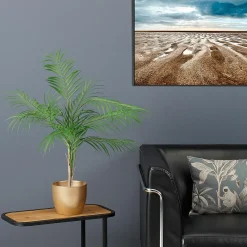 Árboles Artificiales>DecoWoerner Palmera Artificial Decorativa En Maceta 12 X 25 Cm verde