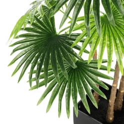 Árboles Artificiales>DecoWoerner Palmera Artificial En Maceta Lista 105 Cm verde