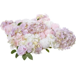 Paredes De Plantas>DecoWoerner Panel Con Flores En Colores Pastel Artificial multicolor
