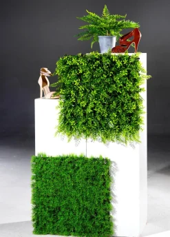 Decoración De Verano|Decoración De Primavera>DecoWoerner Panel Con Hierba Artificial 50 X 50 Cm verde
