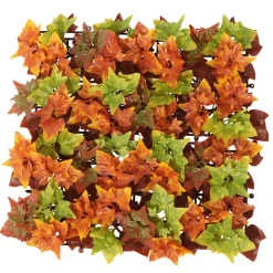 Decoración De Otoño|Paredes De Plantas>DecoWoerner Panel Con Hojas De Otoño Artificial 50 X 50 Cm marrón