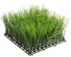 Decoración De Verano|Decoración De Primavera>DecoWoerner Panel De Hierba Deluxe Artificial, 25 X 25 Cm verde