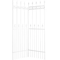 Expositores Para Tiendas>DecoWoerner Pantalla De Metal, 180 Cm De Altura blanco