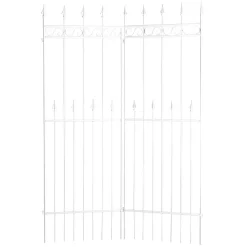 Expositores Para Tiendas>DecoWoerner Pantalla De Metal, 180 Cm De Altura blanco