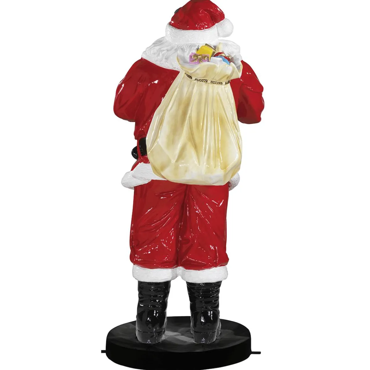 Decoración Navideña Xxl>DecoWoerner Papá Noel De Fibra De Vidrio 180 Cm rojo