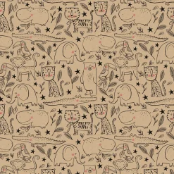 Papel De Regalo>DecoWoerner Papel De Envolver Animales 70 Cm X 50 M marrón