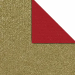 Papel De Regalo>DecoWoerner Papel De Regalo Bicolor 50 Cm, 100 M, Oro rojo