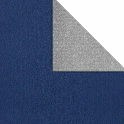 Papel De Regalo>DecoWoerner Papel De Regalo Bicolor 70 Cm, 100 M, Plata/ azul