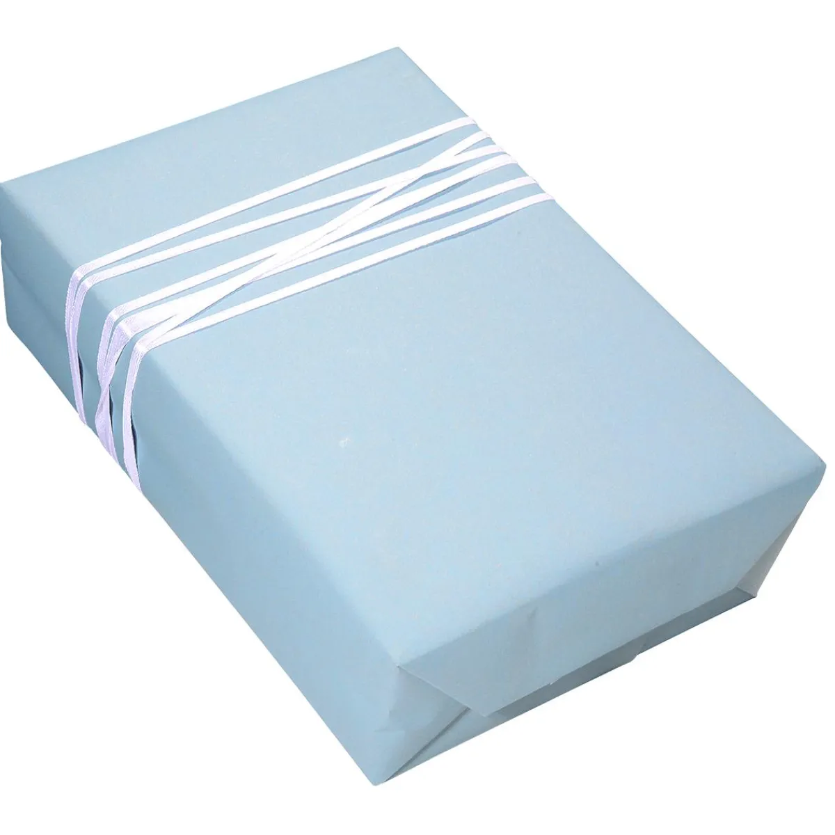 Go Green - Envoltorio Para Regalo Ecológico|Papel De Regalo>DecoWoerner Papel Kraft Liso Reciclado - Bobina De Papel De Regalo De 50 M azul