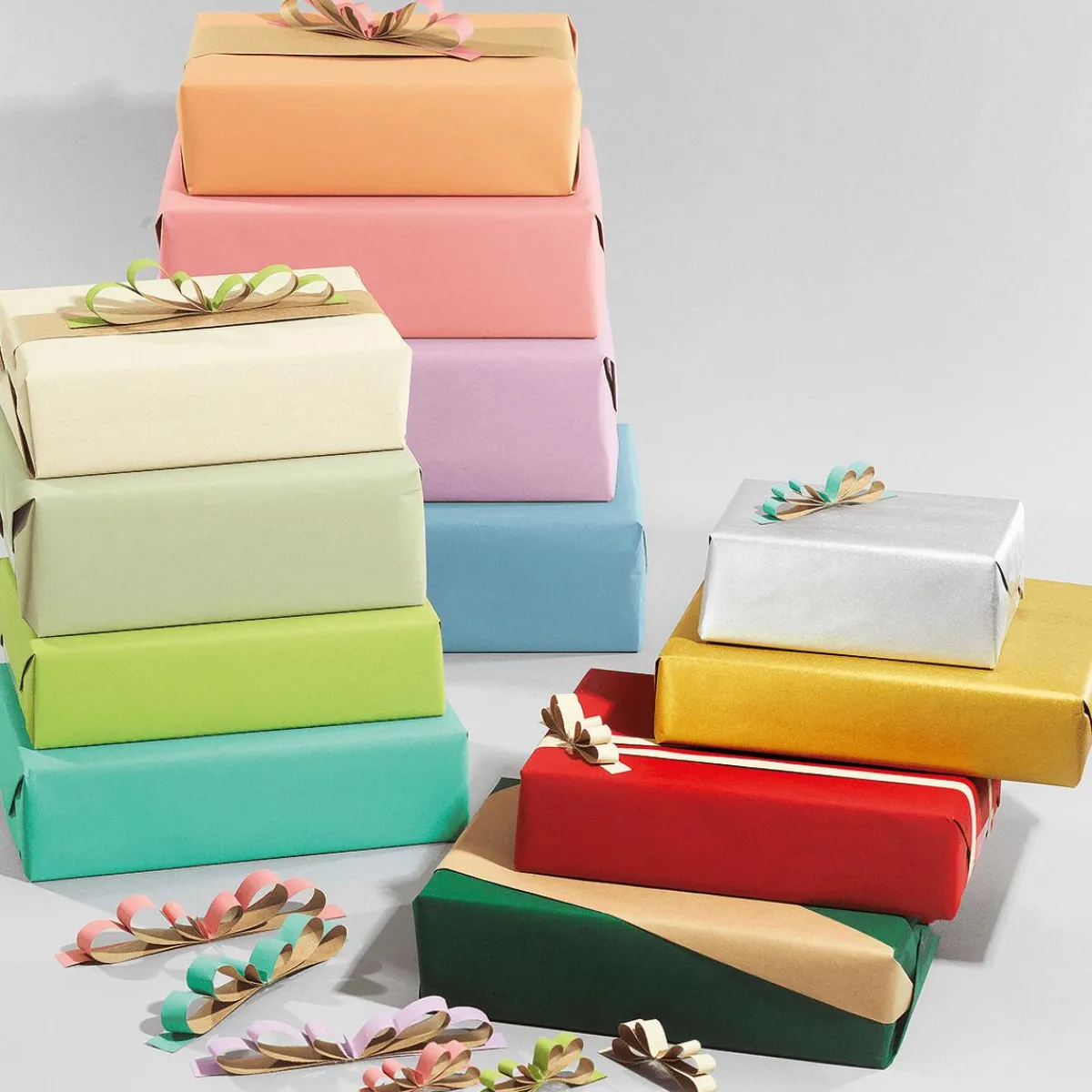 Papel De Regalo|Go Green - Envoltorio Para Regalo Ecológico>DecoWoerner Papel Kraft Liso Dorado Reciclado - Bobina De Papel De Regalo De 50 M oro
