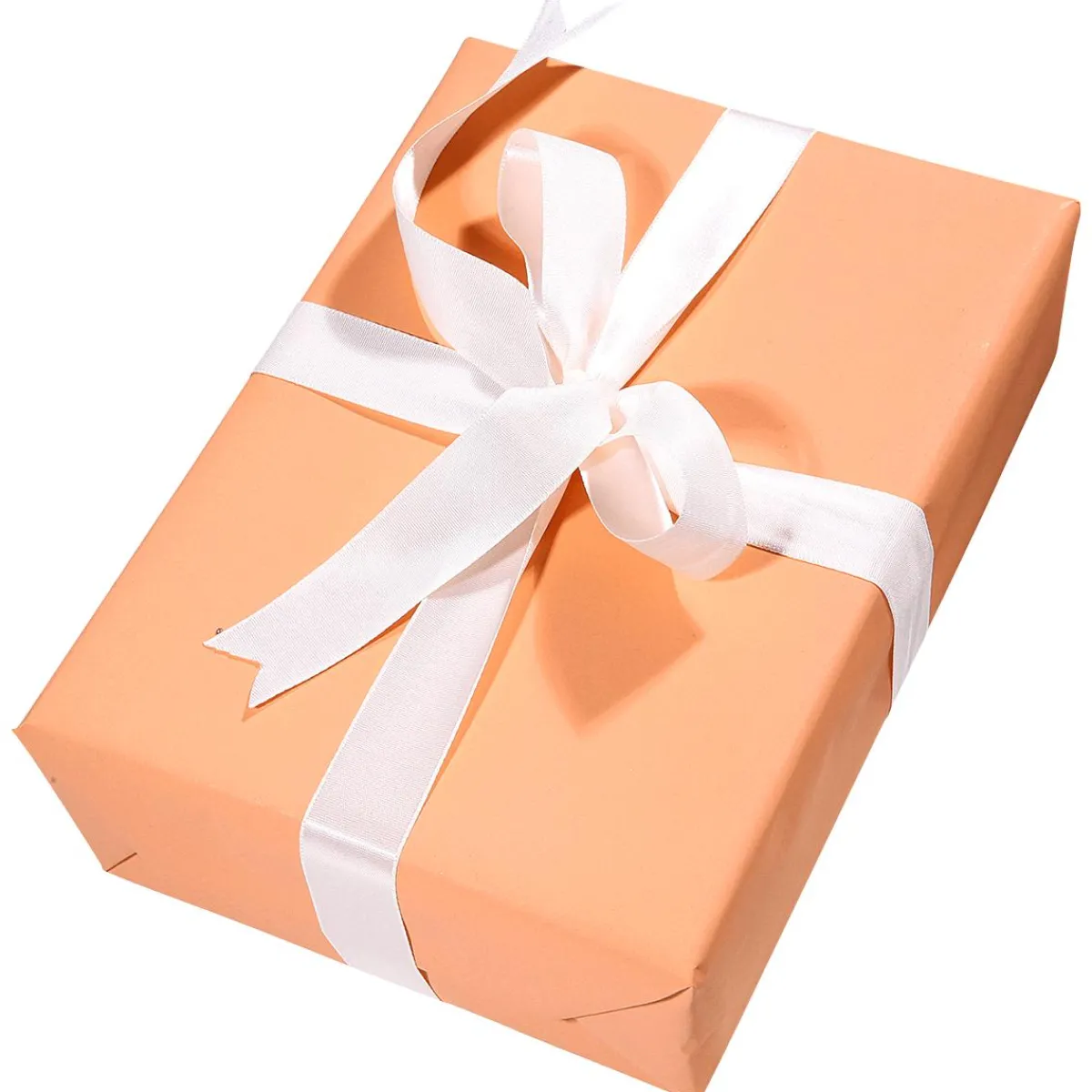 Papel De Regalo|Go Green - Envoltorio Para Regalo Ecológico>DecoWoerner Papel Kraft Liso Reciclado En Color - Bobina De Papel De Regalo De 50 M naranja