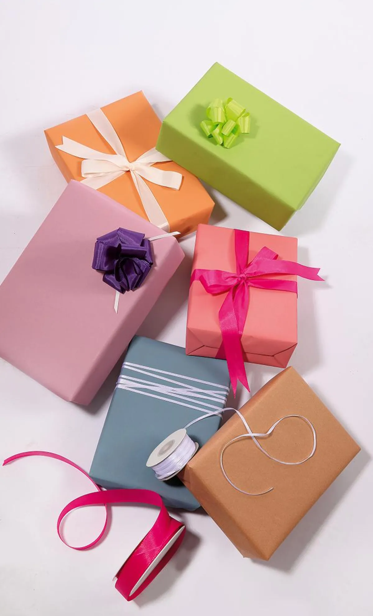 Papel De Regalo|Go Green - Envoltorio Para Regalo Ecológico>DecoWoerner Papel Kraft Liso Reciclado En Color - Bobina De Papel De Regalo De 50 M naranja