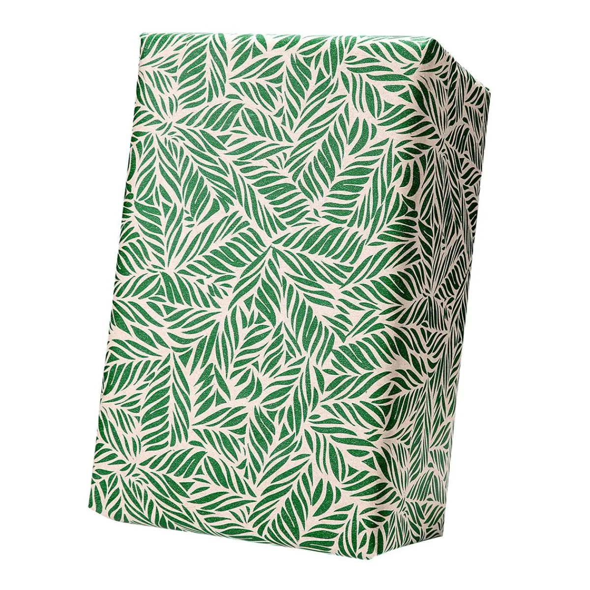 Papel De Regalo|Go Green - Envoltorio Para Regalo Ecológico>DecoWoerner Papel Kraft Reciclado Con Hojas De Palmera s - Rollo De Papel De Envolver De 50 M verde