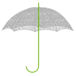 Ayudas Y Herramientas De Decoración|Decoración De Verano>DecoWoerner Paragüero Metálico , 75 Cm verde